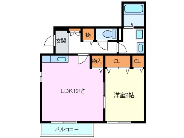 マーメゾンの物件間取画像